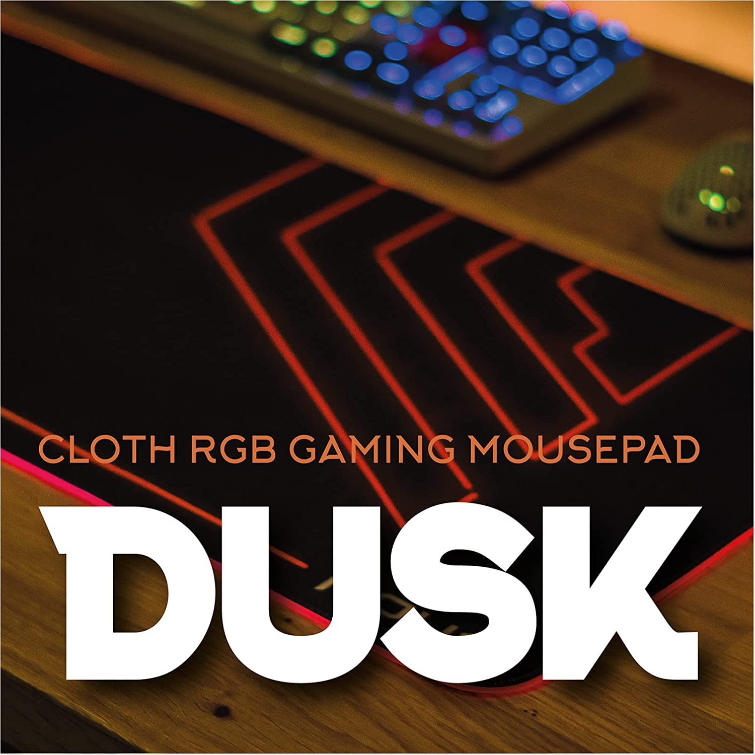 Noua Dusk Tappetino Mouse Gaming RGBGrande Mouse Pad 14 Effetti Luce XXL 800x300 foto 3