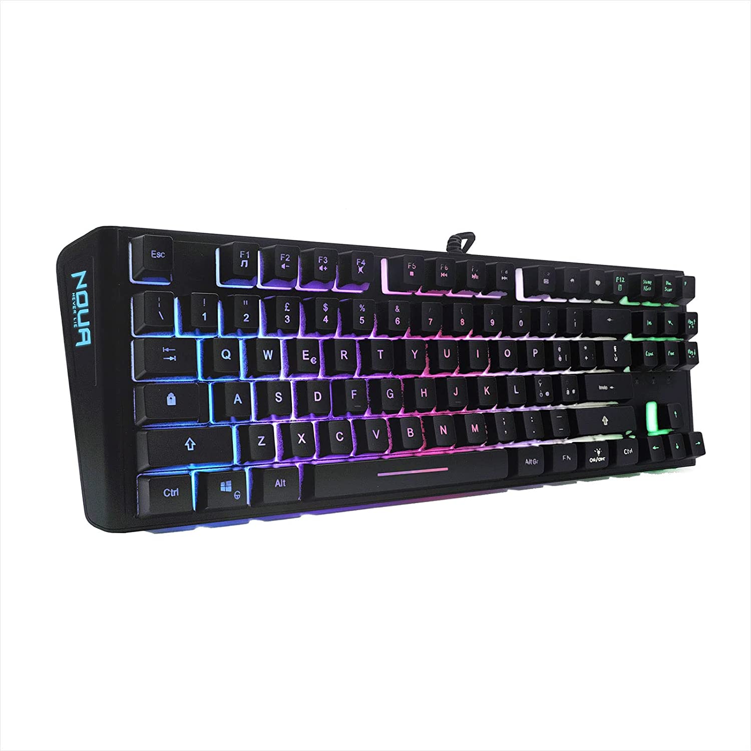 Tastiera gaming Noua cosmo semi-meccanica retroilluminazione RGB foto 3