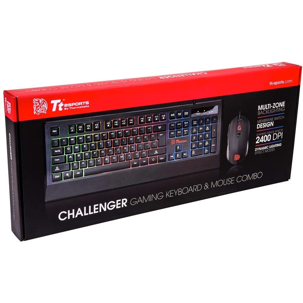 Set tastiera e mouse da gaming challenger rgb combo foto 6