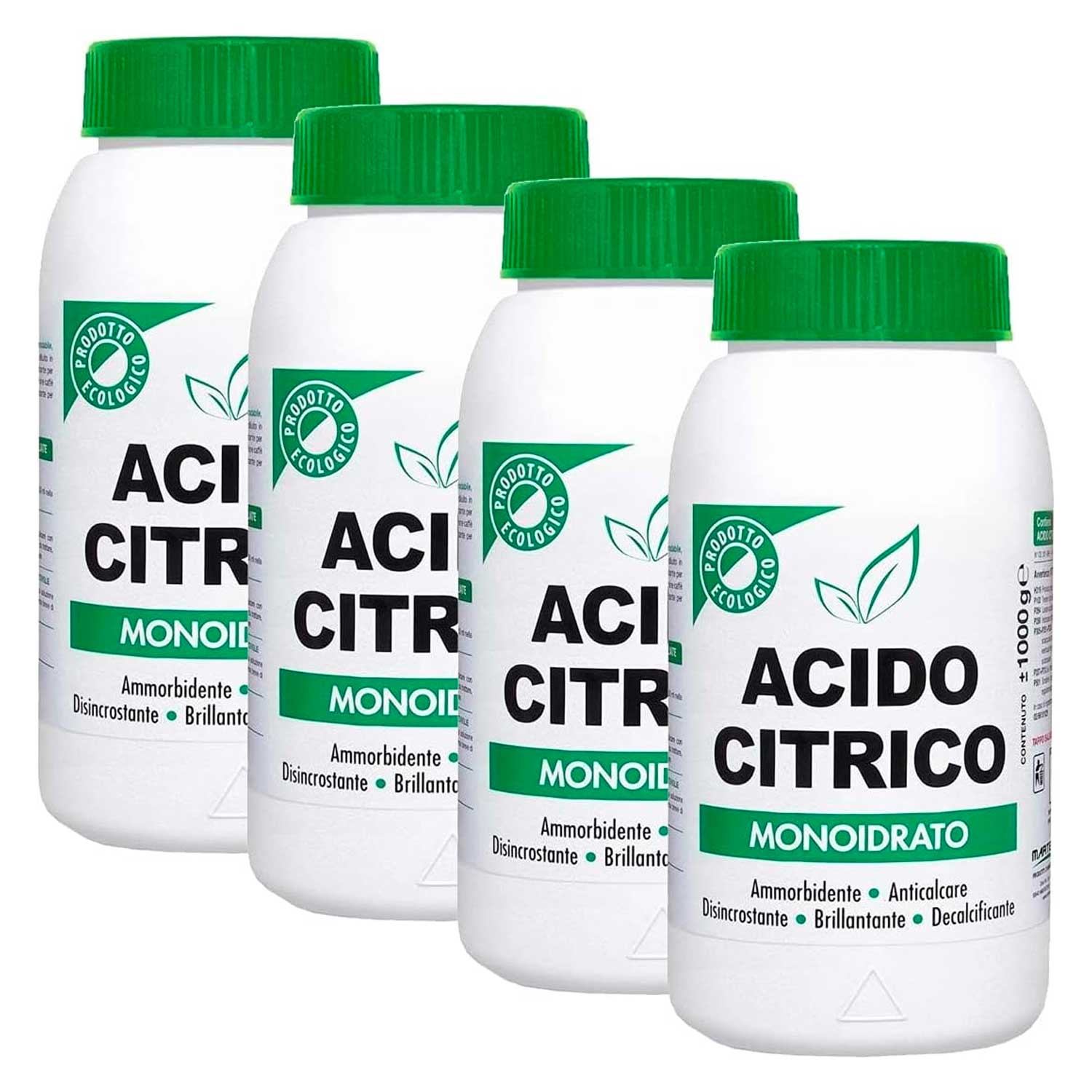 Marten acido citrico monoidrato kg. 1 - promo pack pz. 4