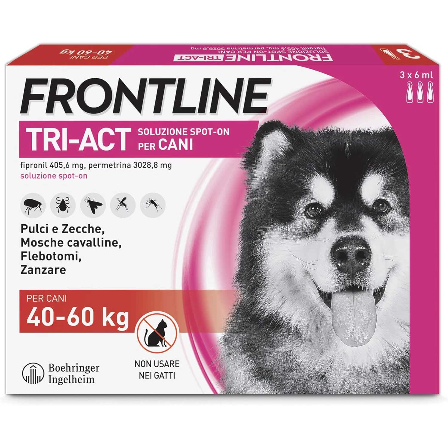 FRONTLINE Triact 3 Pipette, Cane XL (40-60Kg) Antiparassitario per Cani Cuccioli foto 2