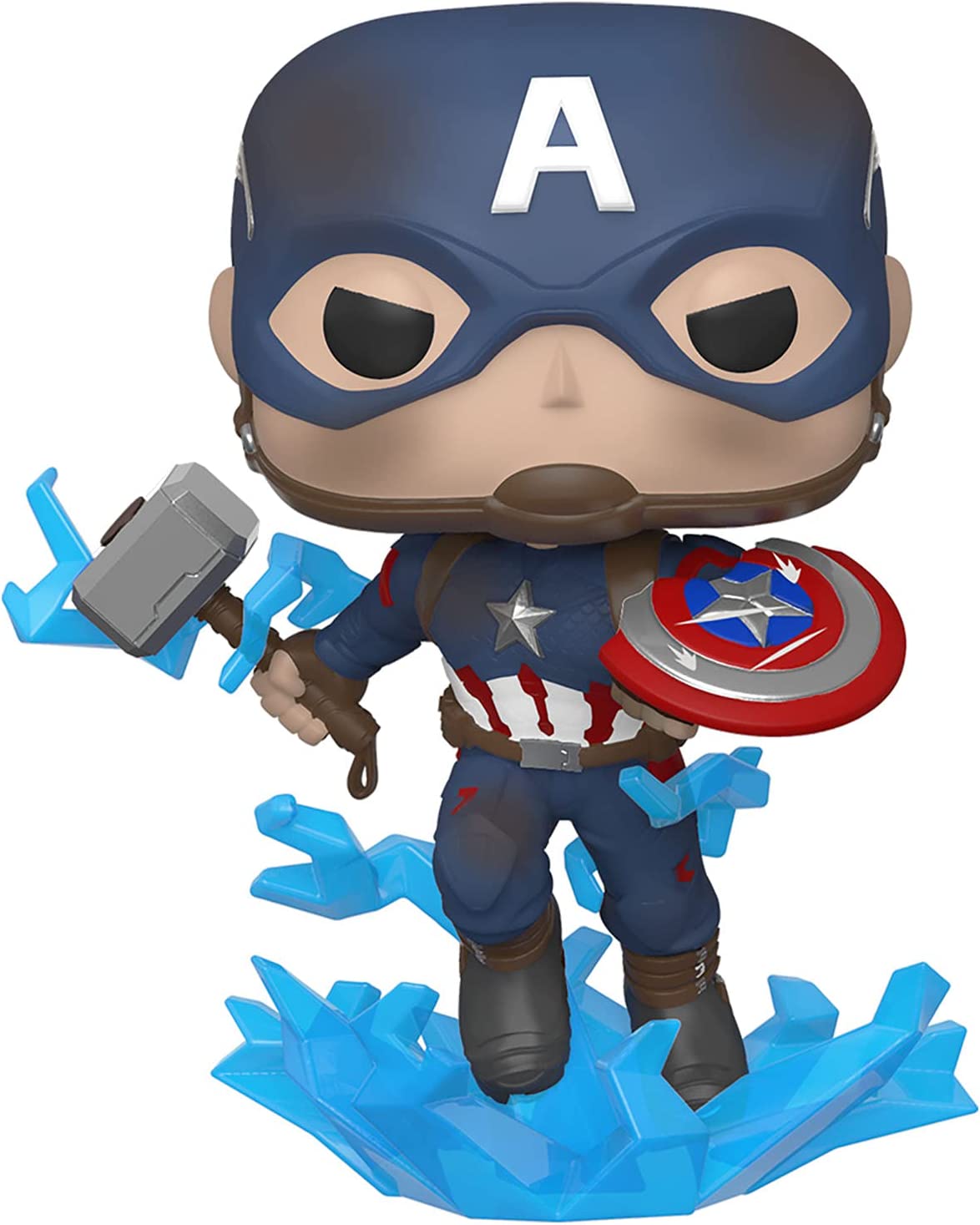 FUNKO POP CAPT A WITH BROKENSHIELD  e  MJOLNIR (45137) - AVENGERS - MARVEL foto 2