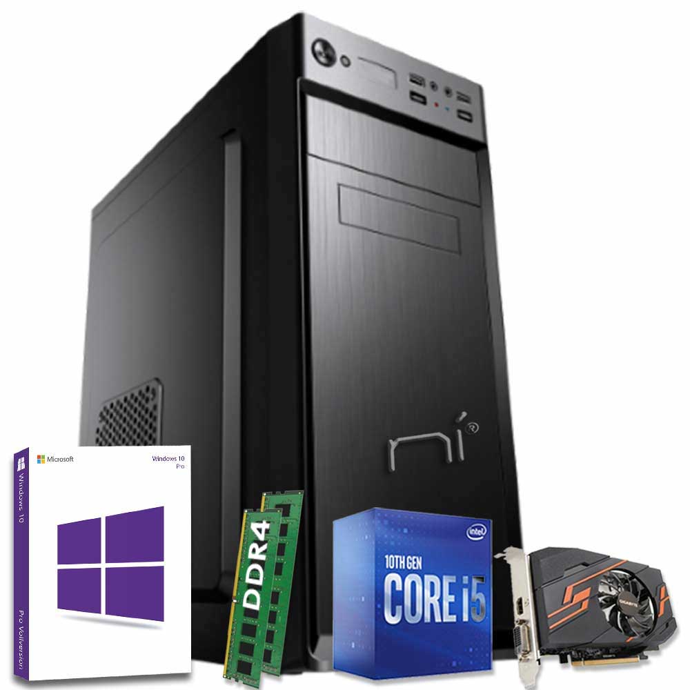 Computer fisso Windows 10 Intel i5-10400 16gb ram ssd 480gb nvidia gt-1030 2gb foto 2