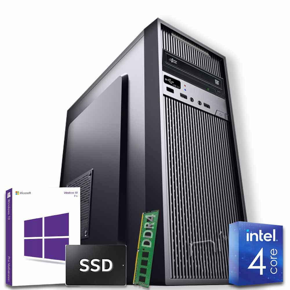 Pc Desktop Windows 10 con licenza Intel quad core 8gb DDR4 ram ssd 1tb WiFi HDMI foto 2