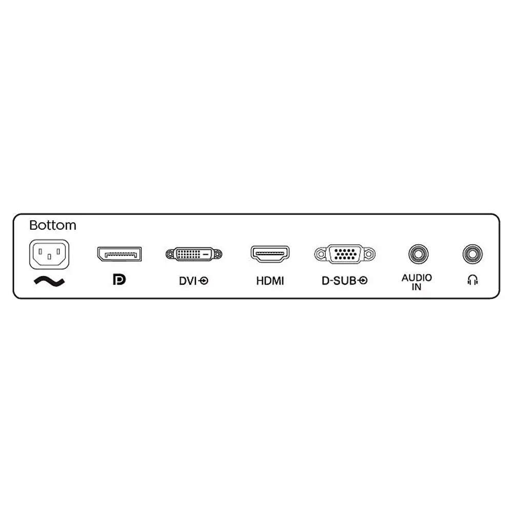 Monitor Philips S Line 27 pollici FHD VGA HDMI DisplayPort DVI 4ms con speaker foto 6