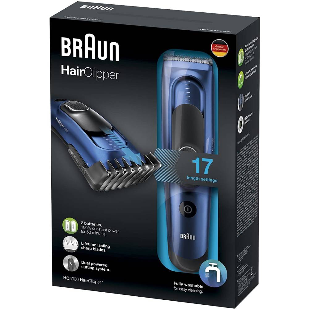 Braun HC5030 Tagliacapelli Elettrico con 17 Impostazioni completamente lavabile foto 2