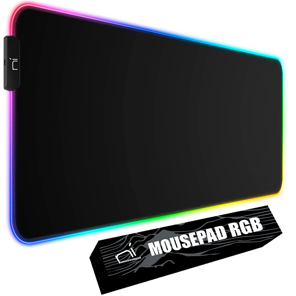 Tappetino mouse RGB xl 800x300x3mm da gaming grande per scrivania