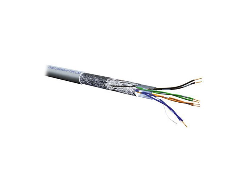 BOBINA RETE FTP CAT6 305MT CCA SL AWG24 CAVO FLESSIBILE ADJ foto 2