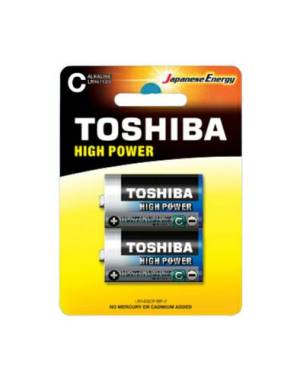 Toshiba Batterie Mezza Torcia LR14GCP BP-2 C Alcaline 2pz foto 2