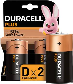 Duracell Plus Batterie Torcia LR20 MN1300 D Alcaline 2pz foto 2