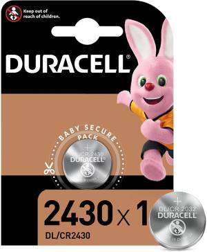 Duracell Lithium Batterie Bottone DL/CR2430 1pz foto 2