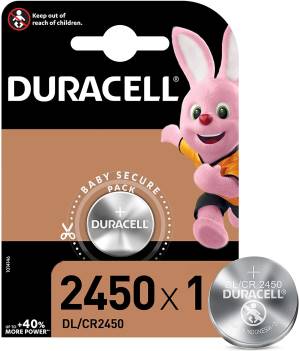 Duracell Lithium Batterie Bottone DL/CR2450 1pz foto 2