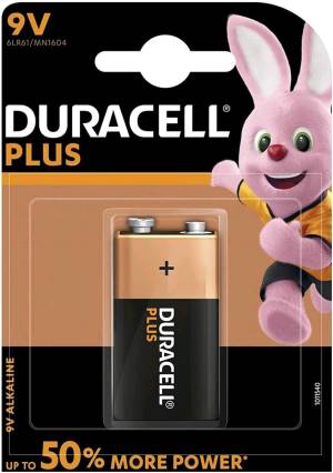 Duracell Plus Batteria Transistor 6LR61 MN1604 9V 1pz foto 2