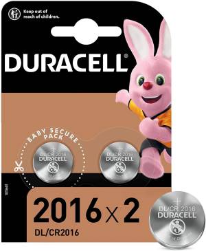 Duracell Lithium Batterie Bottone DL/CR2016 2pz foto 2