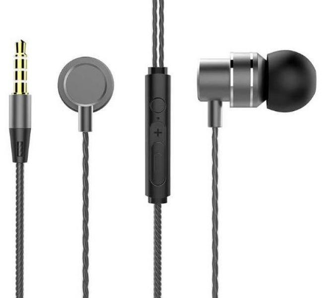 AURICOLARI CON MICROFONO LENOVO METAL EARBUDS BLACK foto 2