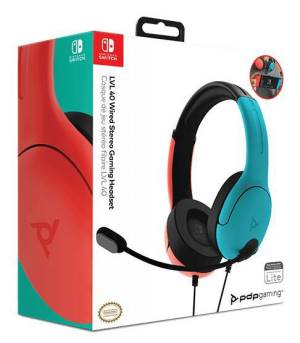 Switch PDP LVL40 Wired Headset Blue/Red foto 2