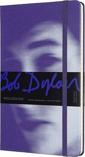 Moleskine Taccuino Bob Dylan Cop. Rigida 13x21cm Viola foto 2