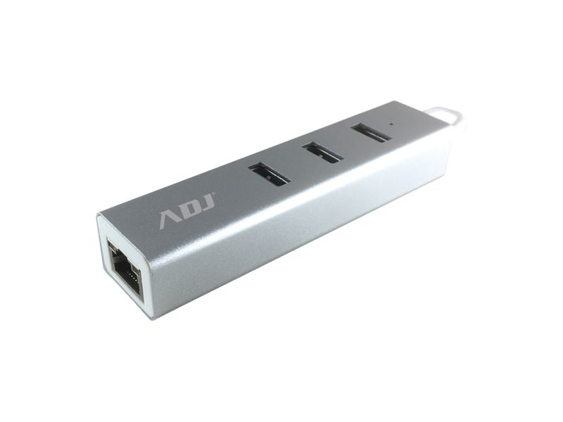 HUB USB 3.0 3P ADATTATORE TYPE-C SL 3*USB 3.0 + RJ45 ADJ foto 2